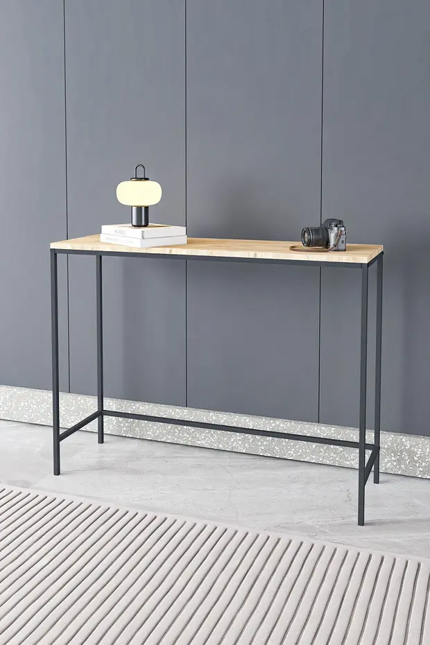 Canvas Meşe Metal Dresuar